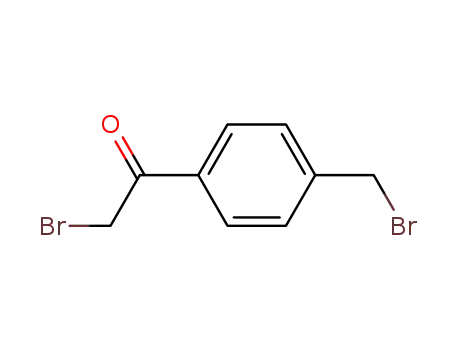 Molecular Structure of 62546-51-4 (2-broMo-4'-broMoMethylacetophenone)