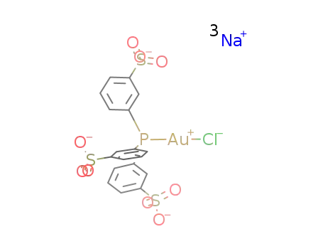 Au(sodiumtriphenylphosphine-3,3',3''-trisulfonate)Cl