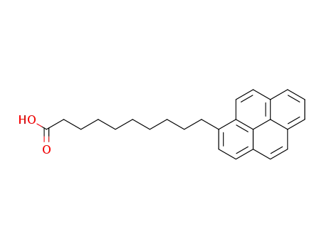 Molecular Structure of 64701-47-9 (1-Pyrenedecanoic acid)