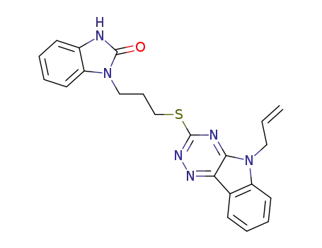 1-(3-(5-allyl-5H-[1,2,4]triazino[5,6-b]indol-3-ylthio)propyl)-1H-benzo[d]imidazol-2(3H)-one