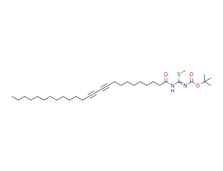 tert-butyl (pentacosa-10,12-diynamido)methylthiomethylenecarbamate