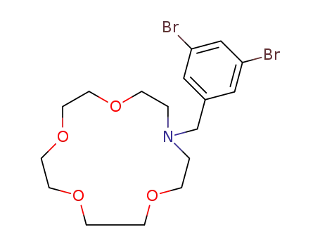 13-(3,5-dibromobenzyl)-1,4,7,10-tetraoxa-13-azacyclopentadecane