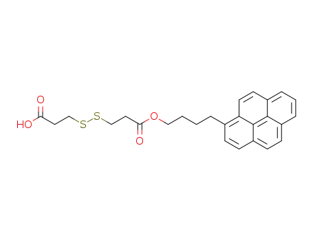 3-((3-oxo-3-(4-(pyren-1-yl)butoxy)propyl)disulfanyl)propanoic acid