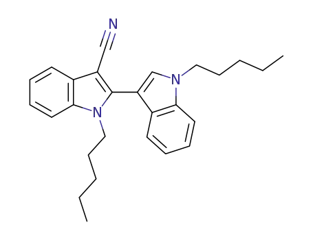 1,1'-dipentyl-1H,1'H-2,3'-biindole-3-carbonitrile