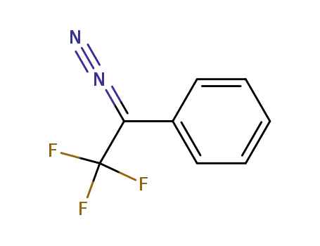 Molecular Structure of 13652-07-8 (Benzene, (1-diazo-2,2,2-trifluoroethyl)-)