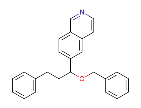 6-(1-(benzyloxy)-3-phenylpropyl)isoquinoline