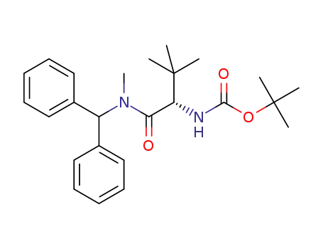 tert-butyl (S)-{1-[benzhydryl(methyl)amino]-3,3-dimethyl-1-oxobutan-2-yl}carbamate