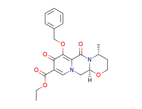 (4R,12aS)-3,4,6,8,12,12a-hexahydro-4-methyl-6,8-dioxo-7-(phenylmethoxy)-2H-pyrido[1',2':4,5]pyrazino[2,1-b][1,3]oxazine-9-carboxylic acid ethyl ester