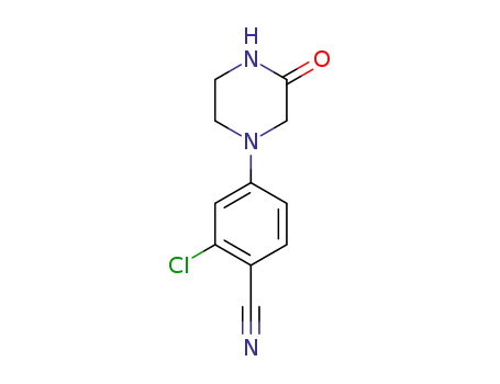 2-chloro-4-(3-oxopiperazin-1-yl)benzonitrile