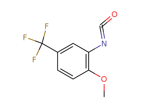 Molecular Structure of 16588-75-3 (2-METHOXY-5-TRIFLUOROMETHYLPHENYL ISOCYANATE)
