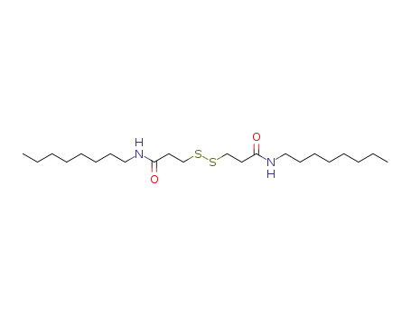 Molecular Structure of 33312-01-5 (3,3'-Dithiobis(N-octylpropionamide))