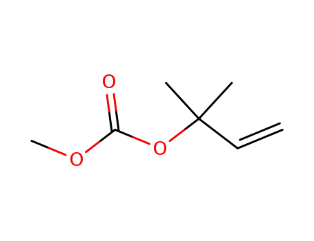 Molecular Structure of 70908-42-8 (Carbonic acid, 1,1-dimethyl-2-propenyl methyl ester)