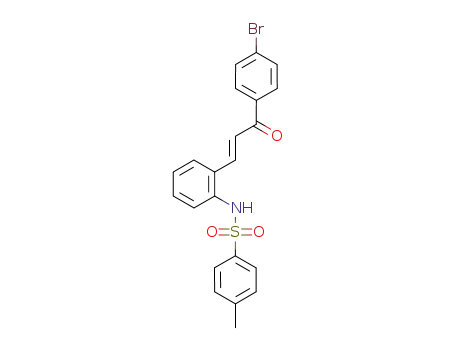 (E)-1-(4-bromophenyl)-3-(2-(tosylamino)phenyl)prop-2-en-1-one