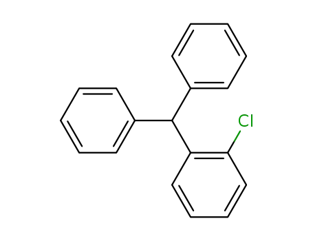 Molecular Structure of 56153-60-7 ((2-CHLOROPHENYL)DIPHENYLMETHANE)