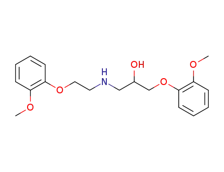 1-(2-methoxyphenoxy)-3-[2-(2-methoxyphenoxy)ethylamino]propan-2-ol