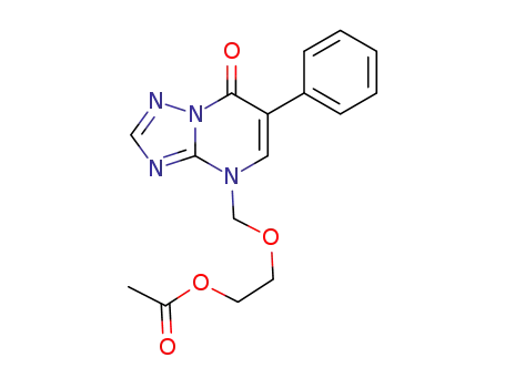 4-[(2-acetoxyethoxy)methyl]-6-phenyl-1,2,4-triazolo[1,5-a]pyrimidin-7-one