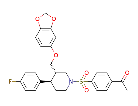 N-(4-acetylbenzenesulfonyl)paroxetine