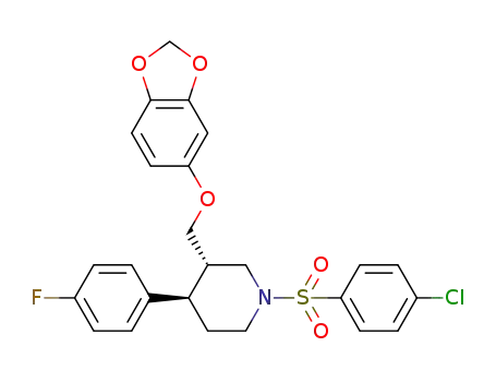 N-(4-chlorobenzenesulfonyl)paroxetine