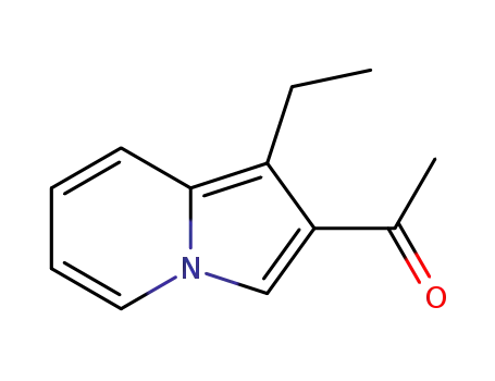 8-acetyl-1-aza-7-ethylbicyclo[4.3.0]nona-2,4,6,8-tetraene