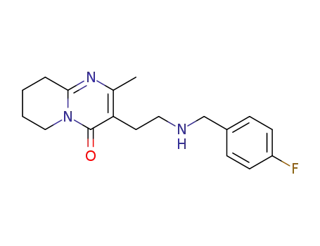 3-(2-(4-fluorobenzylamino)ethyl)-2-methyl-6,7,8,9-tetrahydro-4H-pyrido[1,2-a]pyrimidin-4-one