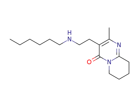 3-(2-(hexylamino)ethyl)-2-methyl-6,7,8,9-tetrahydro-4H-pyrido[1,2-a]pyrimidin-4-one