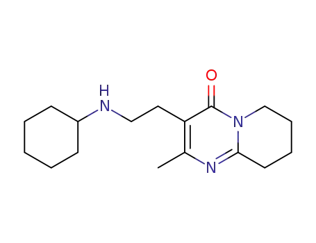 3-(2-(cyclohexylamino)ethyl)-2-methyl-6,7,8,9-tetrahydro-4H-pyrido[1,2-a]pyrimidin-4-one