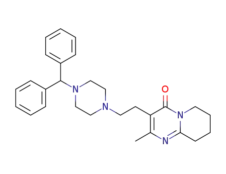 3-(2-(4-benzhydrylpiperazin-1-yl)ethyl)-2-methyl-6,7,8,9-tetrahydro-4H-pyrido[1,2-a]pyrimidin-4-one