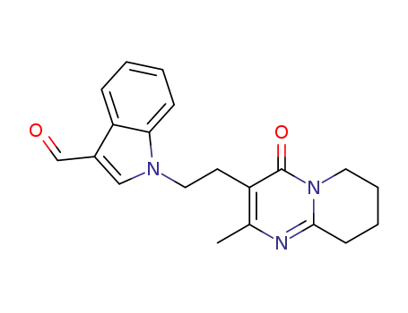 1-(2-(2-methyl-4-oxo-6,7,8,9-tetrahydro-4H-pyrido[1,2-a]pyrimidin-3-yl)ethyl)-1H-indole-3-carbaldehyde