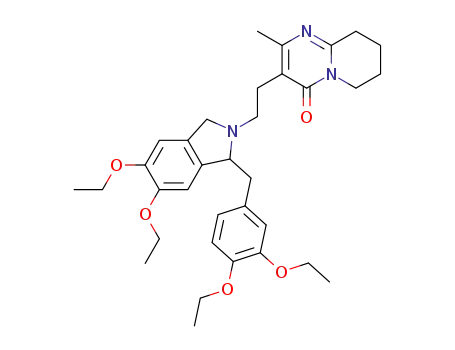 3-(2-(1-(3,4-diethoxybenzyl)-5,6-diethoxyisoindolin-2-yl)ethyl)-2-methyl-6,7,8,9-tetrahydro-4H-pyrido[1,2-a]pyrimidin-4-one