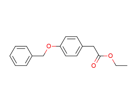 Molecular Structure of 56441-69-1 (4-BENZYLOXYPHENYLACETIC ACID ETHYL ESTER)