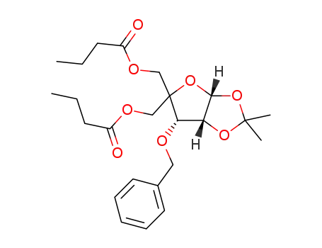 3-O-benzyl-5-O-butanoyl-4-C-[(butanoyloxy)methyl]-1,2-O-isopropylidene-α-D-ribofuranose