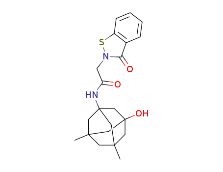N-(3-hydroxy-5,7-dimethyladamantan-1-yl)-2-(3-oxobenzo[d]isothiazol-2(3H)-yl)acetamide