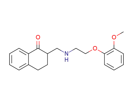 2-{[2-(2-Methoxy-phenoxy)-ethylamino]-methyl}-3,4-dihydro-2H-naphthalen-1-one