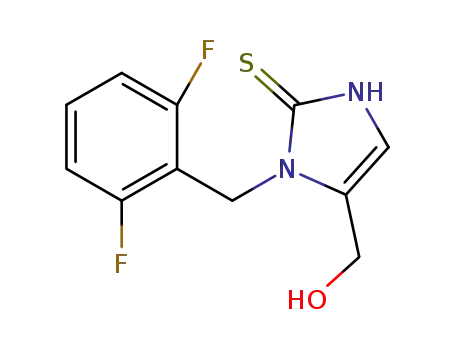 1-(2,6-difluorobenzyl)-5-(hydroxymethyl)-1H-imidazole-2(3H)-thione