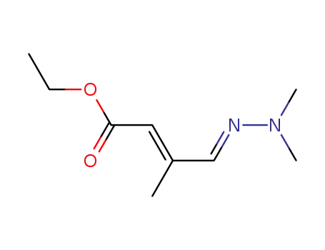 ethyl (2E,4Z)-4-(2,2-dimethylhydrazono)-3-methylbut-2-enoate