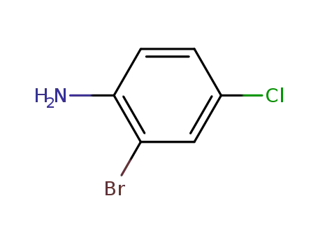 Molecular Structure of 873-38-1 (2-Bromo-4-chloroaniline)