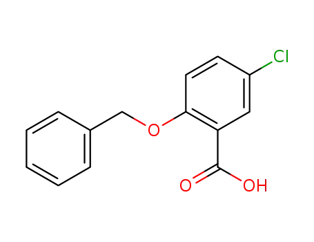 Molecular Structure of 52803-75-5 (2-(benzyloxy)-5-chlorobenzoic acid)