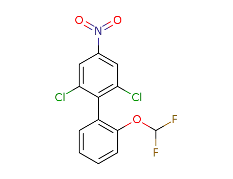2,6-dichloro-2'-(difluoromethoxy)-4-nitro-1,1'-biphenyl