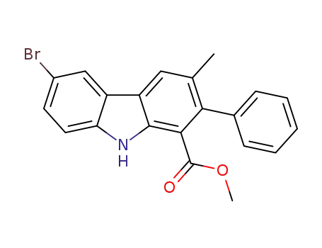 methyl 6-bromo-3-methyl-2-phenyl-9H-carbazole-1-carboxylate