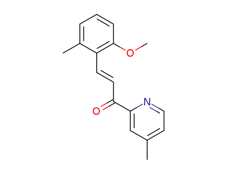 (E)-3-(2-methoxy-6-methylphenyl)-1-(pyridin-2-yl)prop-2-en-1-one
