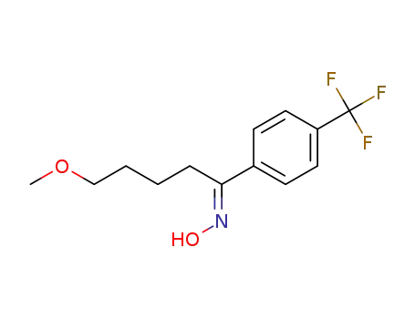 (E)-N-{5-methoxy-1-[4-(trifluoromethyl)phenyl]pentylidene}hydroxylamine