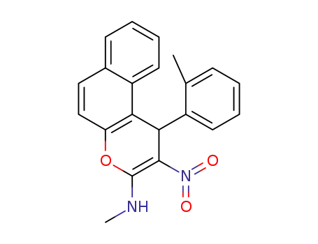 N-methyl-2-nitro-1-o-tolyl-1H-benzo[f]chromen-3-amine