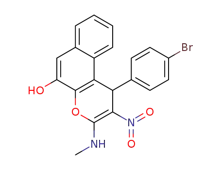 1-(4-bromophenyl)-3-(methylamino)-2-nitro-1H-benzo[f]chromen-5-ol