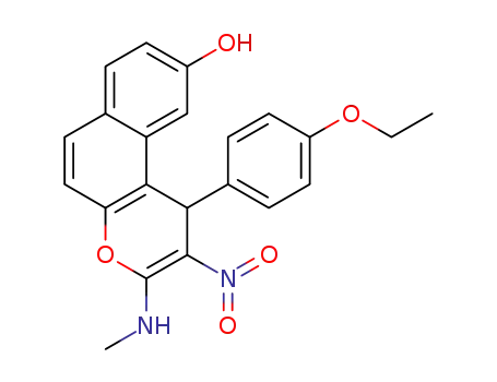 1-(4-ethoxyphenyl)-3-(methylamino)-2-nitro-1H-benzo[f]chromen-9-ol