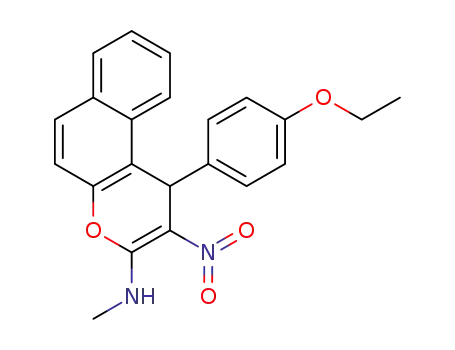 1-(4-ethoxyphenyl)-N-methyl-2-nitro-1H-benzo[f]chromen-3-amine