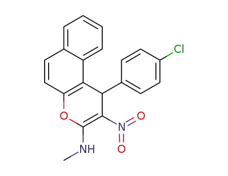 1-(4-chlorophenyl)-N-methyl-2-nitro-1H-benzo[f]chromen-3-amine