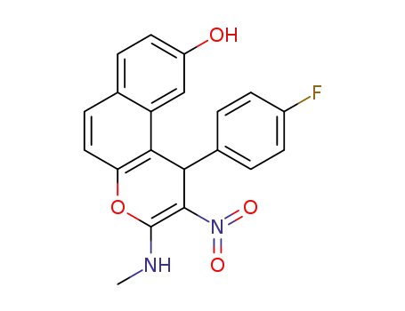1-(4-fluorophenyl)-3-(methylamino)-2-nitro-1H-benzo[f]chromen-9-ol