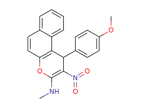 1-(4-methoxyphenyl)-N-methyl-2-nitro-1H-benzo[f]chromen-3-amine