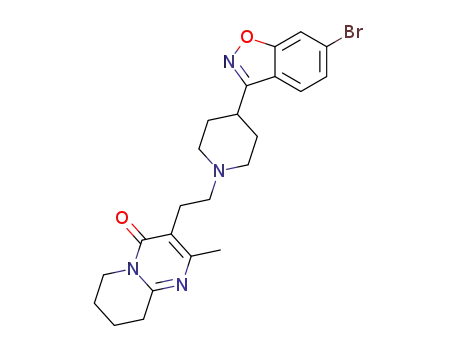 3-(2-(4-(6-bromobenzo[d]isoxazol-3-yl)piperidin-1-yl)ethyl)-2-methyl-6,7,8,9-tetrahydro-4H-pyrido[1,2-a]pyrimidin-4-one