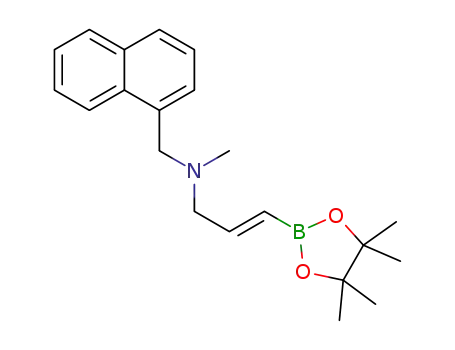 (E)-N-methyl-N-(naphthalen-1-ylmethyl)-3-(4,4,5,5-tetramethyl-1,3,2-dioxaborolan-2-yl)prop-2-en-1-amine